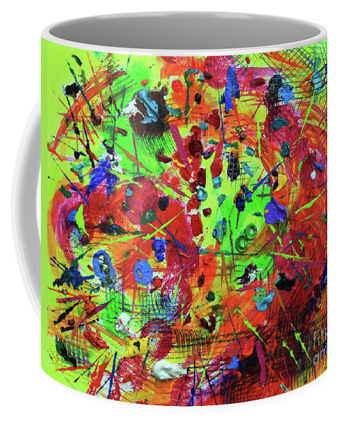 Painting Coffee Mug featuring the painting Fiesta by Jeanette French