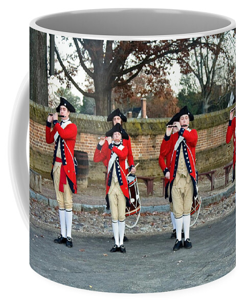 Fifes And Drums Coffee Mug featuring the photograph Fifes and Drums by Sally Weigand