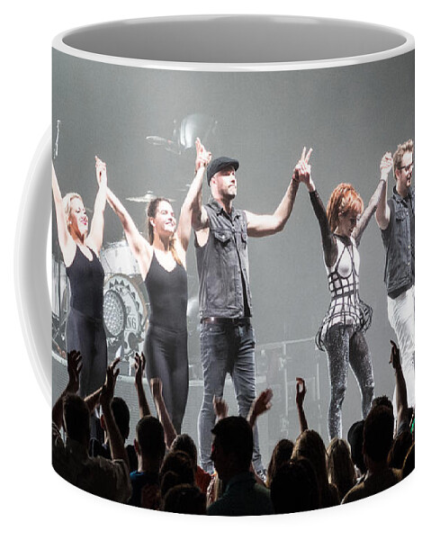 Lindsey Stirling Coffee Mug featuring the photograph Final Bow by Paul Mangold
