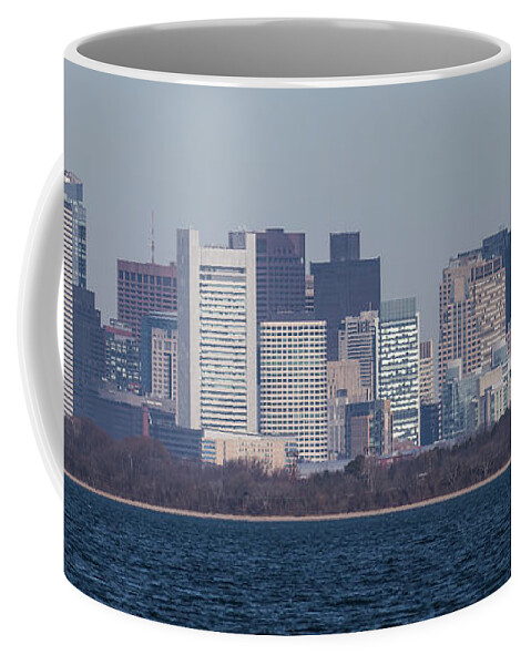 Boston Coffee Mug featuring the photograph Financial District Boston by Brian MacLean