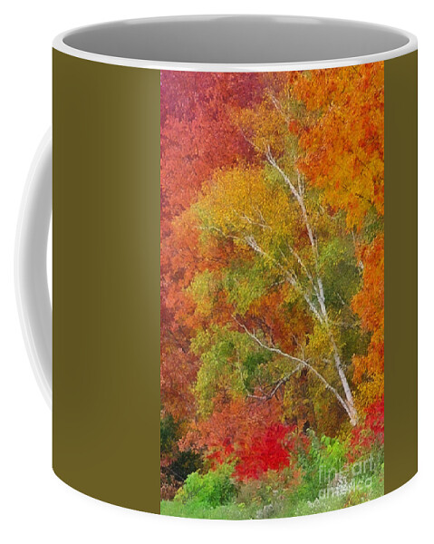 Fall Coffee Mug featuring the photograph Fingers of Fall by Carol Randall