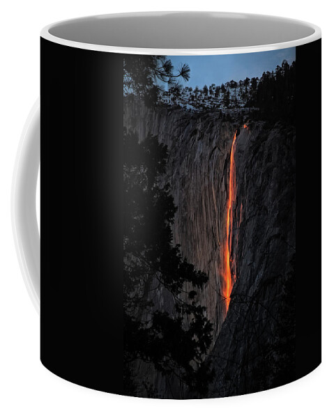 2016 Coffee Mug featuring the photograph Fire Fall by Edgars Erglis