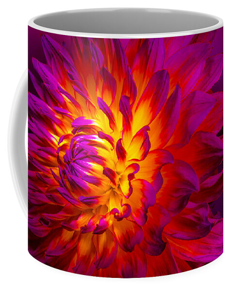 Flower Coffee Mug featuring the photograph Fire Flower by Bruce Pritchett