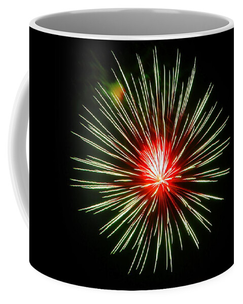 Fireworks Coffee Mug featuring the photograph Fireworks 032 by Larry Ward