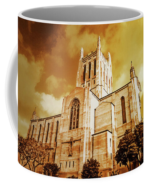 Church Coffee Mug featuring the photograph First Congregational Church by Joseph Hollingsworth