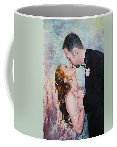 Dance Coffee Mug featuring the painting First Dance by Mary Beglau Wykes