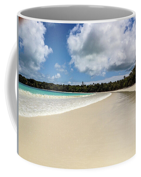 Water Coffee Mug featuring the photograph First footprints by Dorothy Darden