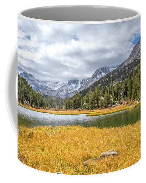 High Sierra Coffee Mug featuring the photograph First Snowfall in Little Lakes Valley by Lynn Bauer