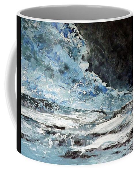 Landscape Coffee Mug featuring the painting First Thaw by Carl Owen