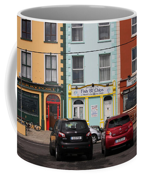Fish And Chips Coffee Mug featuring the photograph Fish and Chips 4136 by John Moyer