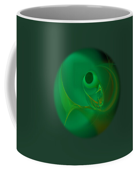 Fish Eye Coffee Mug featuring the digital art Fish Eye by Victoria Harrington