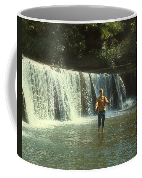 Fly Fishing Coffee Mug featuring the photograph Fishing For Smallies by Garry McMichael