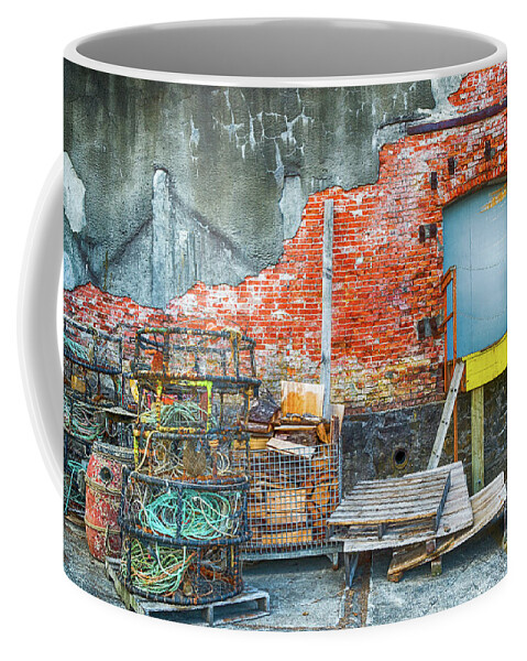 Oregon Coffee Mug featuring the photograph Fishing gear by Paul Quinn