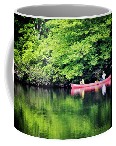 Lake Coffee Mug featuring the photograph Fishing On Shady by Lana Trussell