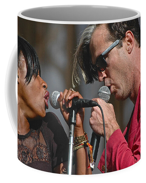 Concert Photography Coffee Mug featuring the photograph Fitz And The Tantrums by Debra Amerson