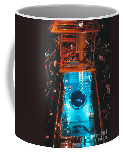 Science Coffee Mug featuring the photograph Flamanville Nuclear Power Plant by Catherine Pouedras