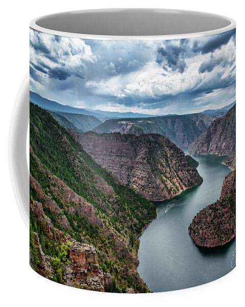 Flaming Gorge Coffee Mug featuring the photograph Flaming Gorge by Erika Fawcett