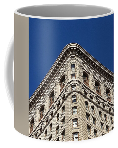 Flatiron Building Coffee Mug featuring the photograph FlatIron Building Corner by Vic Ritchey
