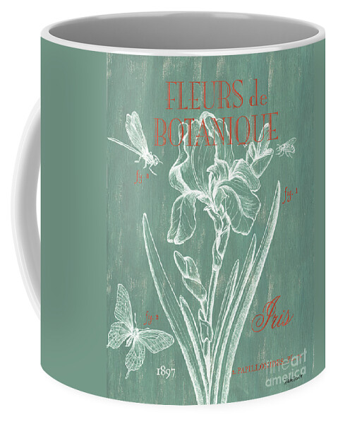 Floral Coffee Mug featuring the painting Fleurs de Botanique by Debbie DeWitt
