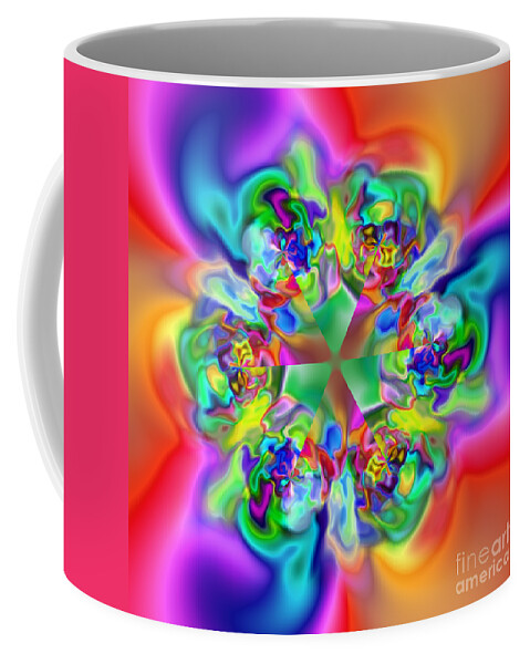 Abstract Coffee Mug featuring the digital art Flexibility 17C by Rolf Bertram
