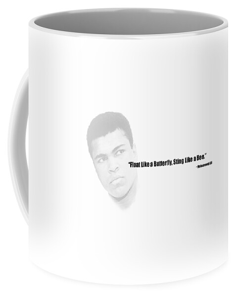 Muhammad Ali Coffee Mug featuring the photograph Float Like a Butterfly by Mim White
