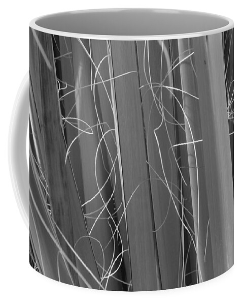 Black And White Energy Dynamic Contrast Coffee Mug featuring the photograph Flora Series 1-15 by J Doyne Miller