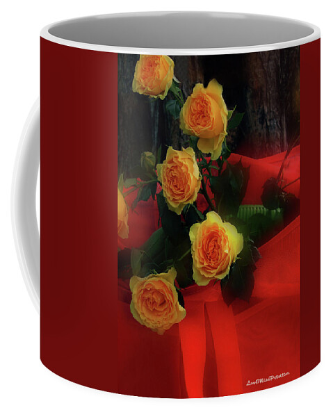 Posters Coffee Mug featuring the digital art Floral Art 7 by Miss Pet Sitter