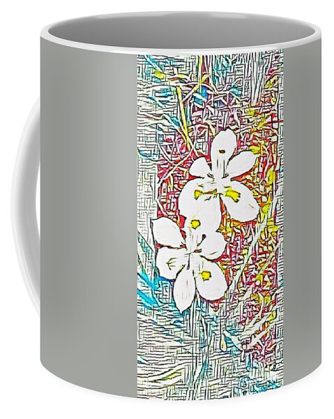 Floral Coffee Mug featuring the photograph Floral art by Steven Wills