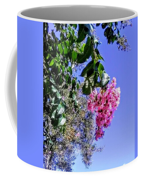 Flowering Tree Coffee Mug featuring the photograph Floral Essence by Suzanne Berthier
