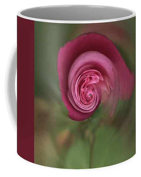 Rose Coffee Mug featuring the photograph Floral fantasy 1 by Usha Peddamatham
