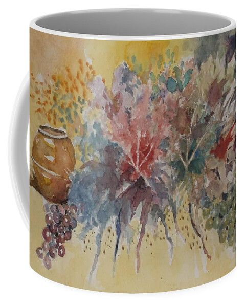 Pot Coffee Mug featuring the painting Floral Fantasy by Al Brown