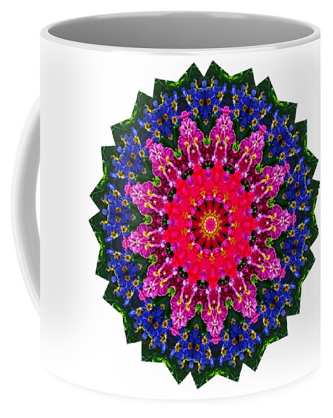 Photography Coffee Mug featuring the photograph Floral Kaleidoscope by Kaye Menner by Kaye Menner