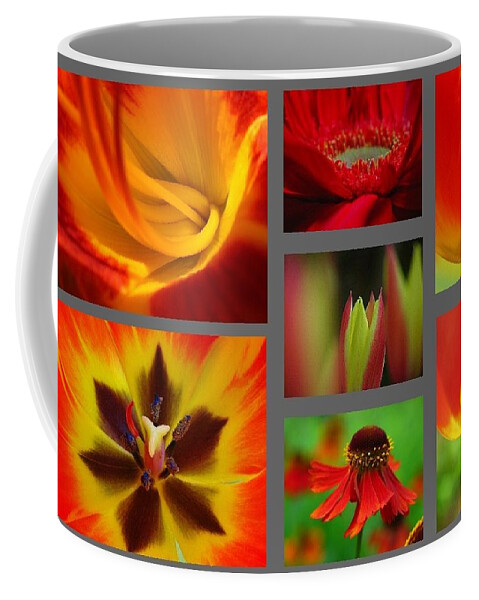Abstract Coffee Mug featuring the photograph Floral Redzone by Juergen Roth