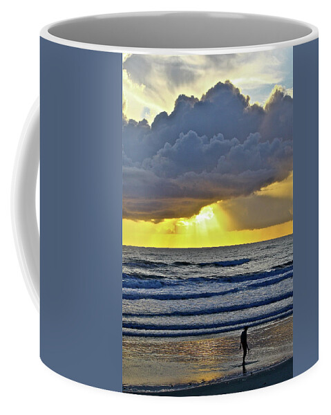 Ocean Coffee Mug featuring the photograph Florida Morning by Diana Hatcher