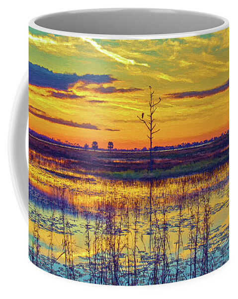 Nature Coffee Mug featuring the photograph Florida Nature Paradise 2 by DB Hayes
