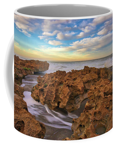 Ocean Reef Park Coffee Mug featuring the photograph Florida Riviera Beach Ocean Reef Park by Juergen Roth
