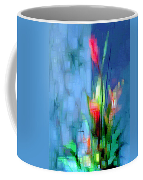 Art Coffee Mug featuring the digital art Flower 9264 by Rafael Salazar