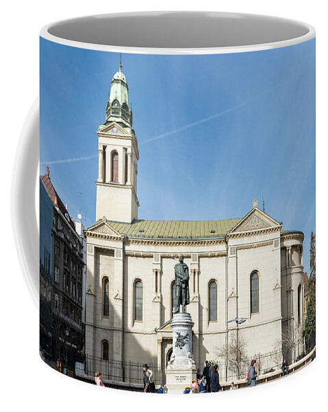 Flower Square Coffee Mug featuring the photograph Flower Square Zagreb by Steven Richman
