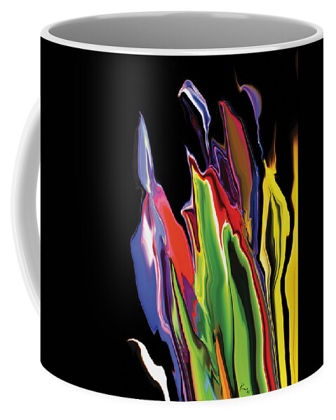 Botanical Coffee Mug featuring the digital art Flowers of Eden 4 by Rabi Khan