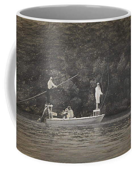 Conch Key Coffee Mug featuring the photograph Fly Fishing on Conch Key by Ginger Wakem