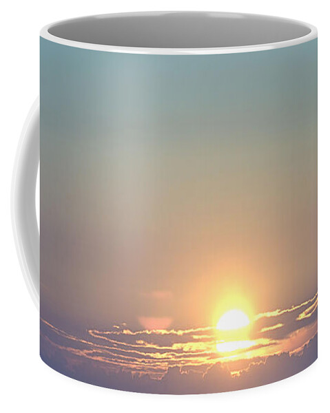 Sunrise Coffee Mug featuring the photograph Fly Over by Newwwman