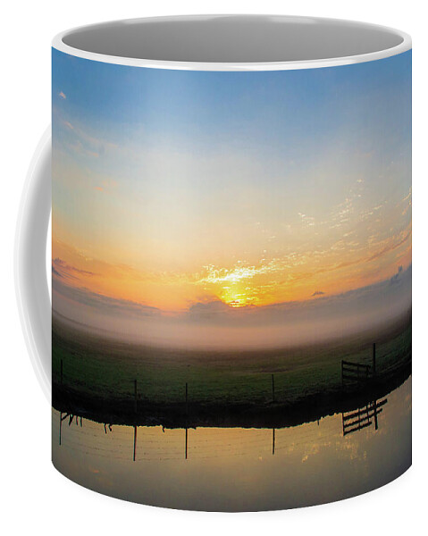 Sunrise Coffee Mug featuring the photograph Fog 1 by Shannon Harrington