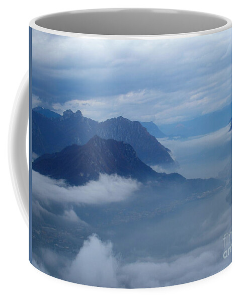 Fog Coffee Mug featuring the photograph Fog and Clouds by Riccardo Mottola