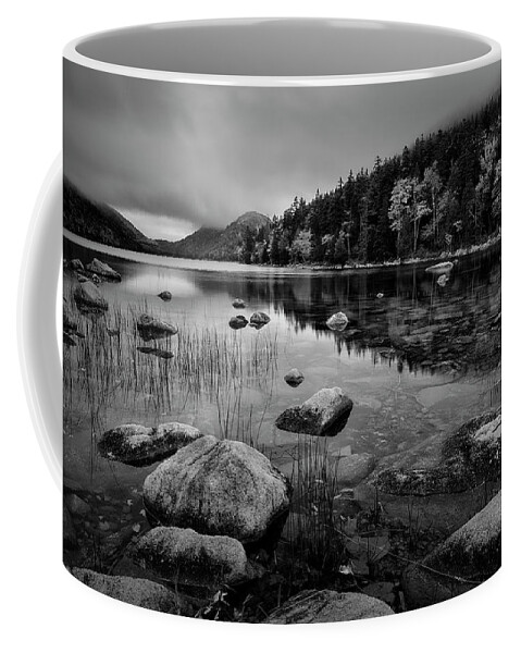 Jon Evan Glaser Coffee Mug featuring the photograph Fog on Bubble Pond by Jon Glaser