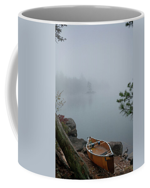 Boundary Waters Coffee Mug featuring the photograph Fogged In by Paul Schultz