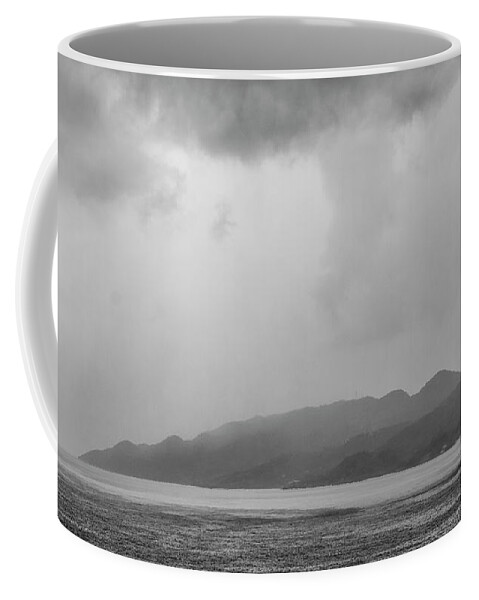 Fog Coffee Mug featuring the photograph Foggy Island by Mick Burkey