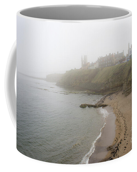 Fog On The Coast Coffee Mug featuring the photograph Foggy March in St. Andrews by Elena Perelman