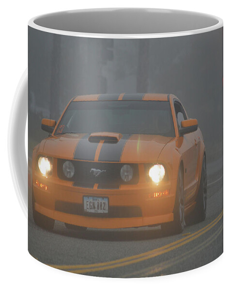 Ford Coffee Mug featuring the photograph Foggy Morning Mouse by Bill Dutting