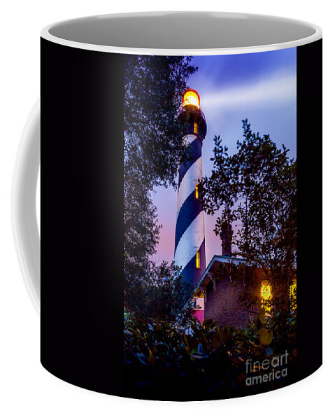 Lighthouse Coffee Mug featuring the photograph Follow The Light by Marvin Spates
