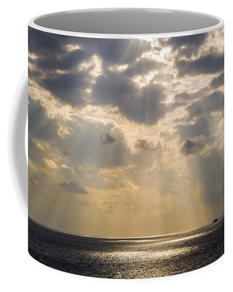 Landscape Coffee Mug featuring the photograph Follow the path by Charles McCleanon